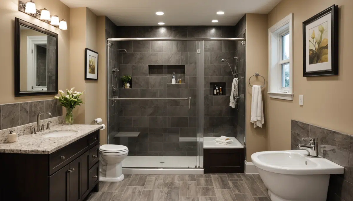 transformez votre salle de bains en un espace sécurisé et confortable pour les seniors en remplaçant votre baignoire par une douche sécurisée en seulement 8 heures, sans gros travaux.