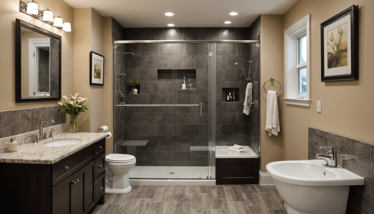 transformez votre salle de bains en un espace sécurisé et confortable pour les seniors en remplaçant votre baignoire par une douche sécurisée en seulement 8 heures, sans gros travaux.