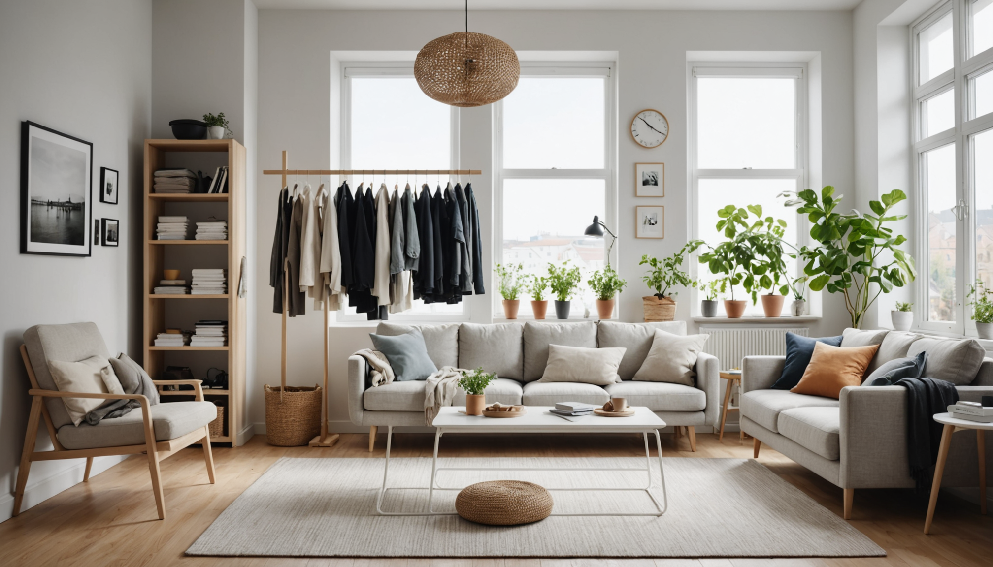 découvrez comment avec seulement 5 € chez ikea, vous pouvez remplacer vos étendoirs encombrants par une solution pratique et esthétique qui libère votre salon.