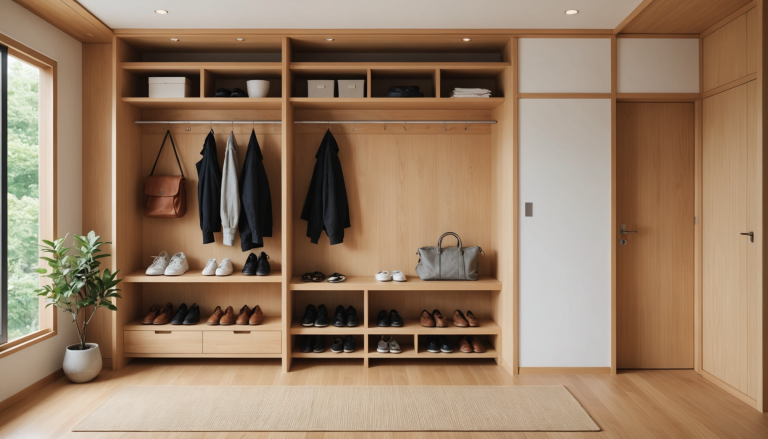 découvrez comment un rangement de chaussures à la japonaise a triplé la taille de mon entrée grâce à une méthode ultra simple et ingénieuse pour optimiser votre espace.