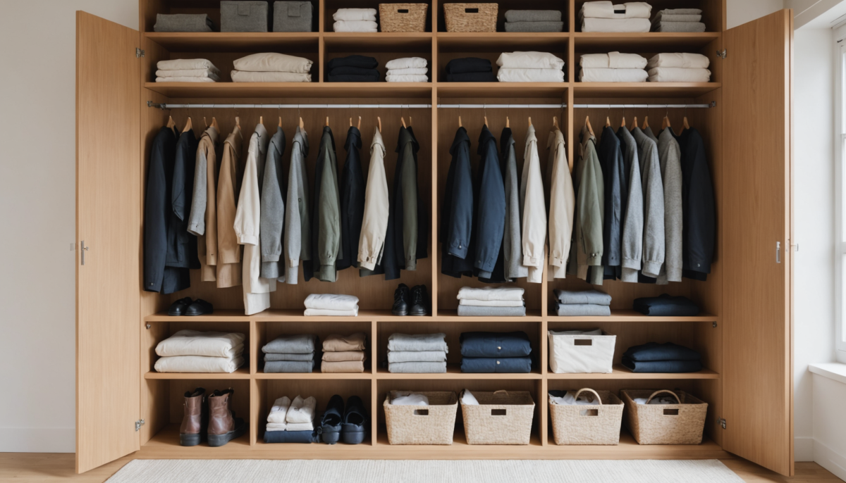 découvrez une astuce japonaise ingénieuse pour optimiser l'espace et ranger efficacement vos manteaux d’hiver, alliant praticité et gain de place dans votre intérieur.
