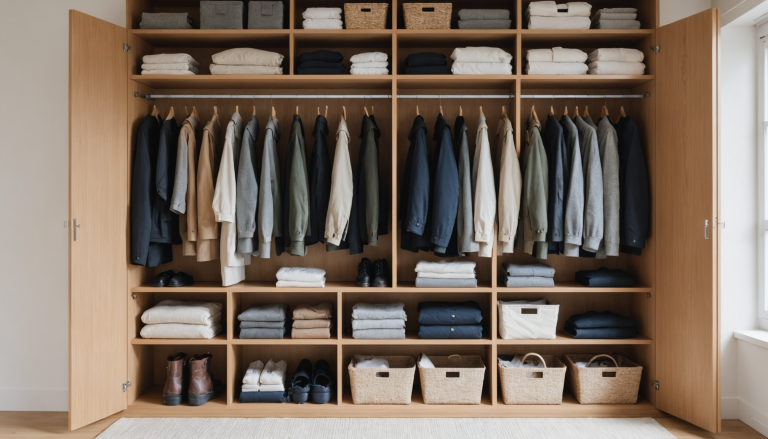 découvrez une astuce japonaise ingénieuse pour optimiser l'espace et ranger efficacement vos manteaux d’hiver, alliant praticité et gain de place dans votre intérieur.