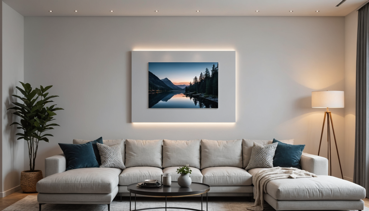 découvrez cette déco murale action au style digne d’une galerie d’art, disponible à prix mini pour sublimer vos murs sans vous ruiner.