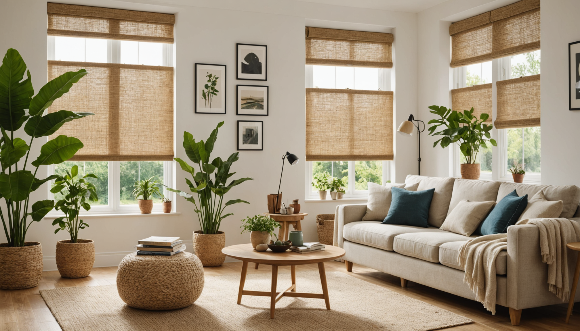 découvrez comment j'ai transformé mon salon exposé plein sud grâce à une astuce économique qui remplace les rideaux tout en apportant charme et fraîcheur pour ce printemps.