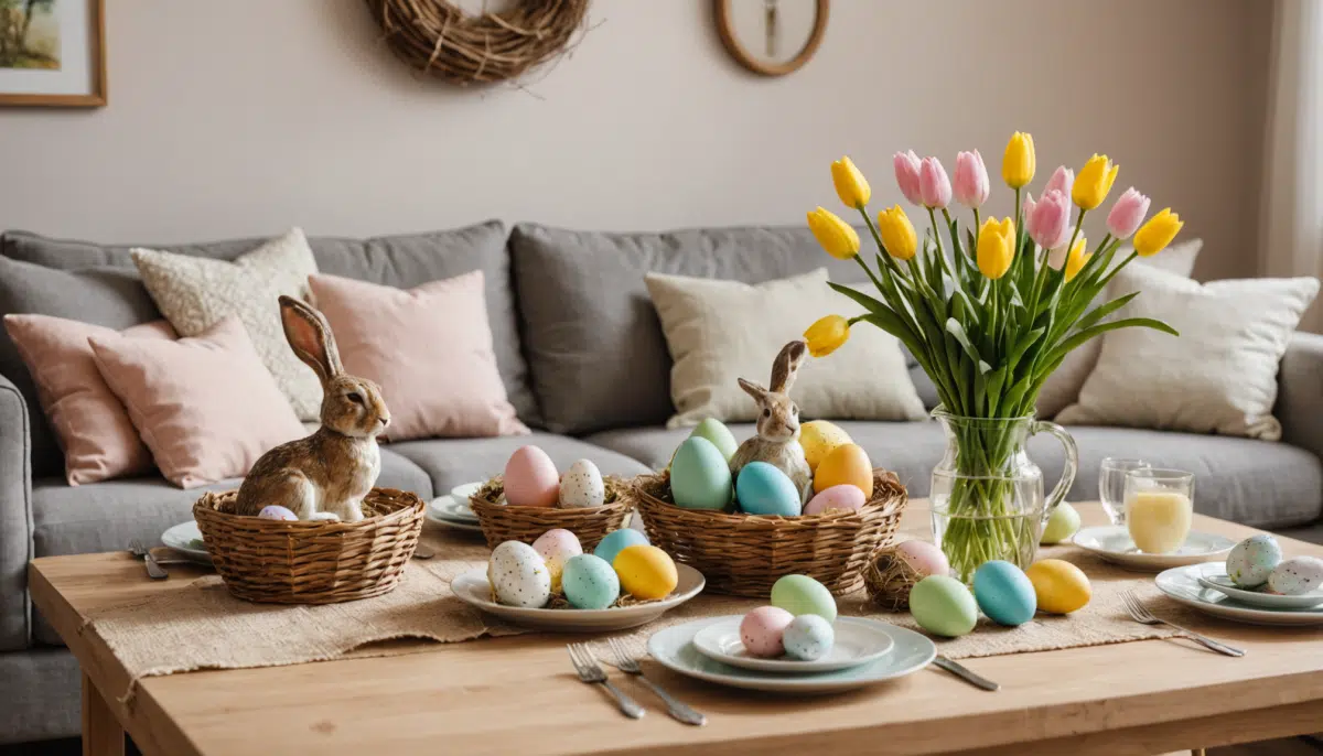 découvrez chez action des décorations de pâques à moins de 2 € pour embellir votre intérieur avec style et sans vous ruiner.