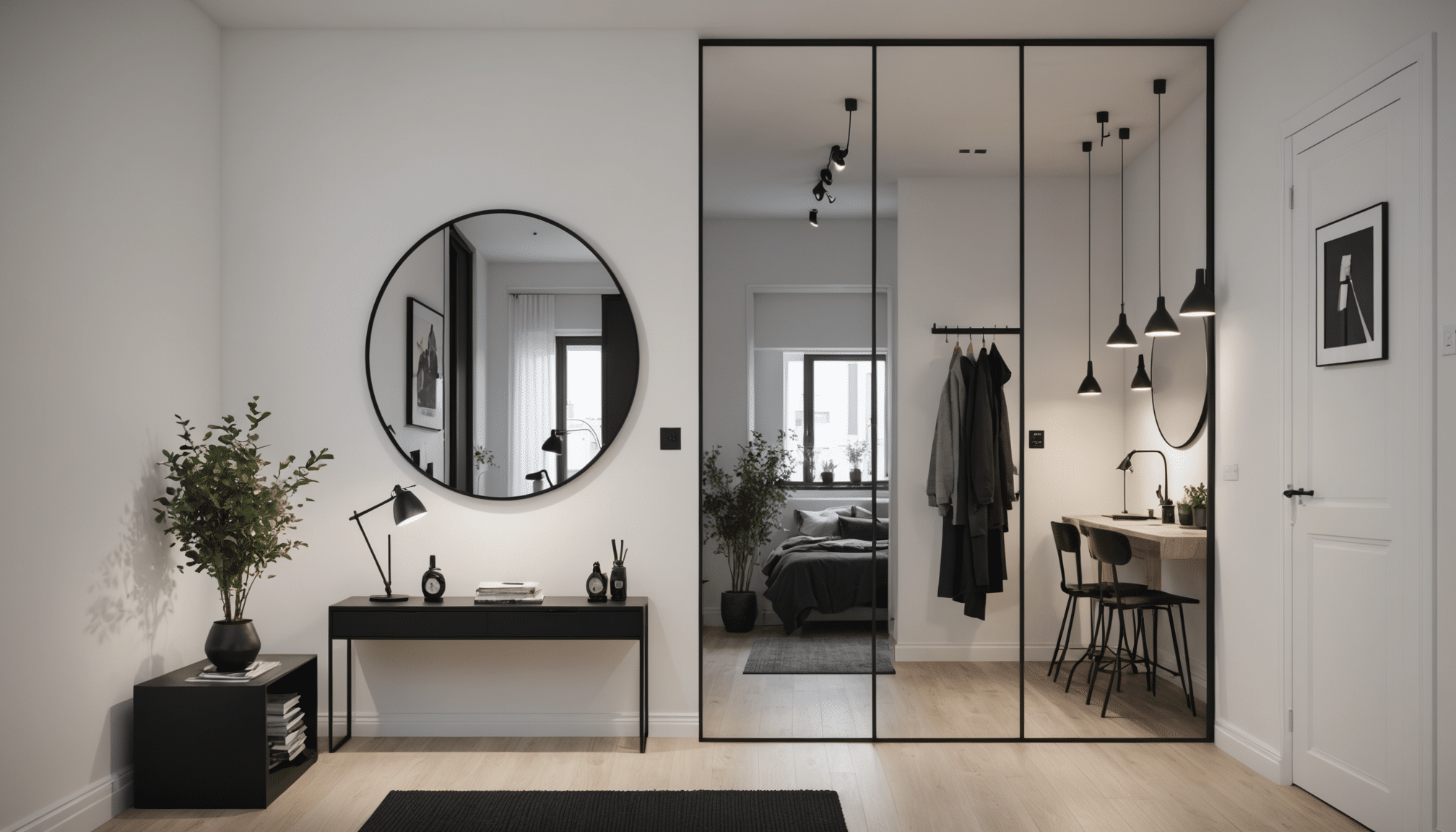 découvrez comment un miroir gifi à seulement 9,99 € a transformé mon entrée en doublant sa taille visuelle, apportant lumière et espace à moindre coût.