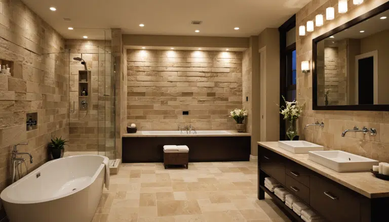 découvrez des idées et conseils pour aménager une salle de bain en travertin, alliant élégance naturelle et design intemporel pour un espace raffiné.