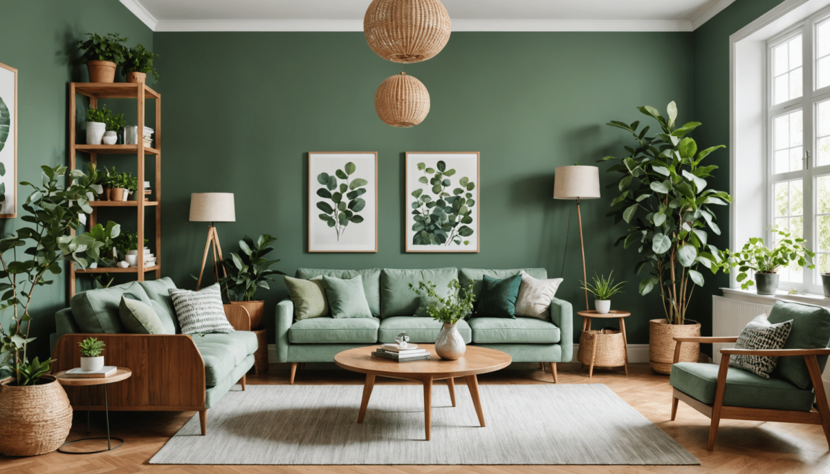 découvrez comment l'ajout d'un nouveau vert à côté de mon vert sauge préféré transforme complètement ma pièce, grâce à l'œil expert d'un décorateur.