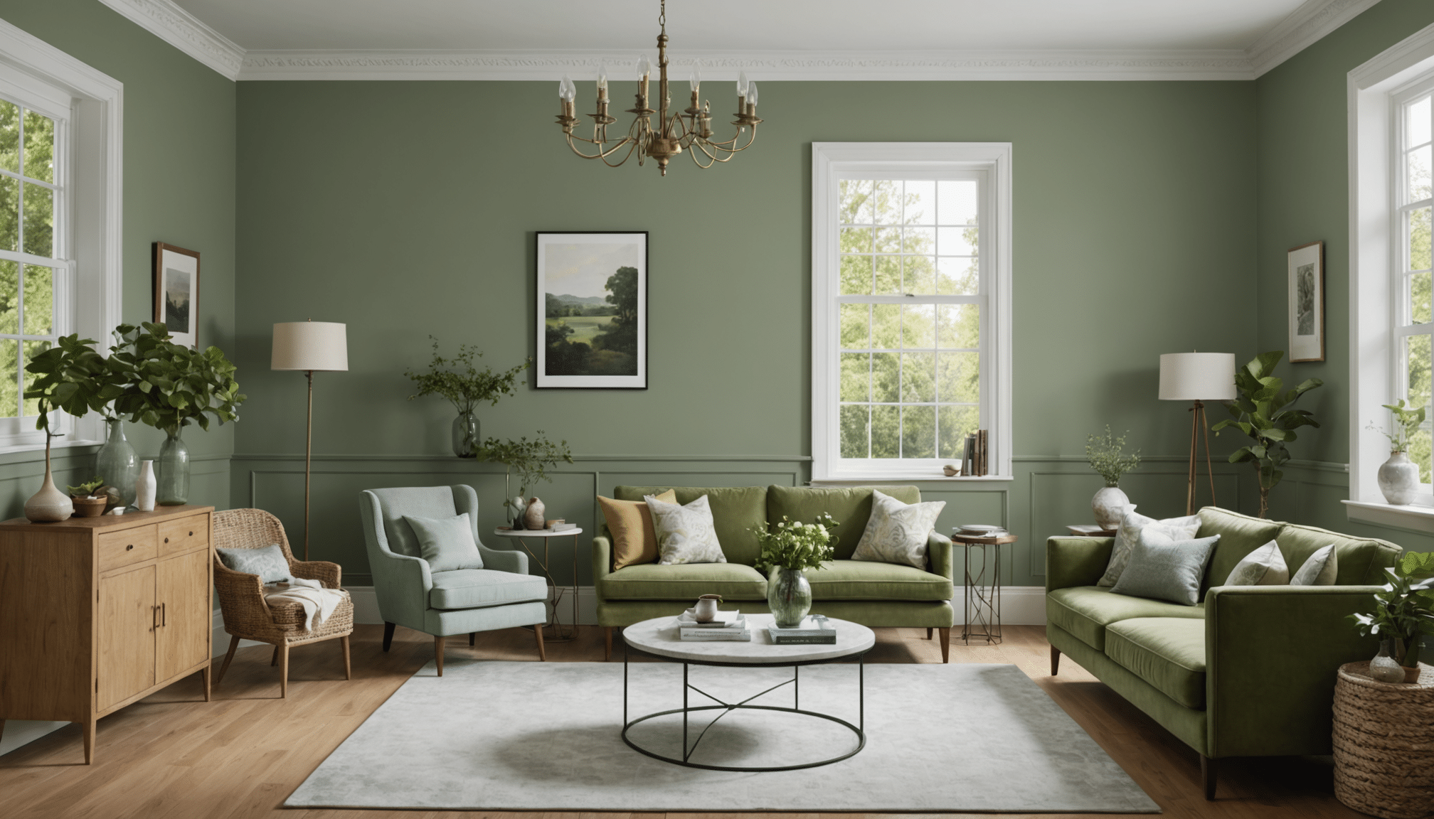 découvrez comment l'ajout d'un nouveau vert à côté de mon vert sauge adoré transforme totalement ma pièce grâce au talent d'un décorateur. un changement surprenant qui métamorphose l'ambiance et le style de votre intérieur.