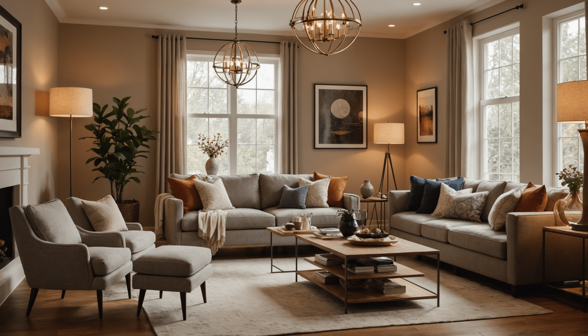 découvrez une astuce simple pour remplacer la suspension unique au plafond et illuminer chaleureusement votre intérieur en un instant.