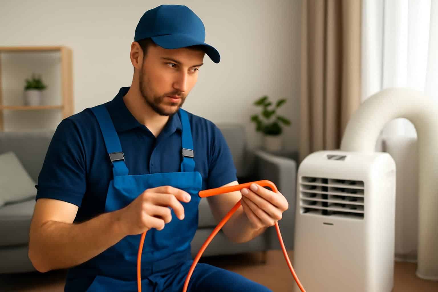 découvrez pourquoi le chiffre sur la gaine de votre rallonge électrique est important, illustré par l'expérience d'un électricien sur l'utilisation d'un climatiseur mobile chaque été.