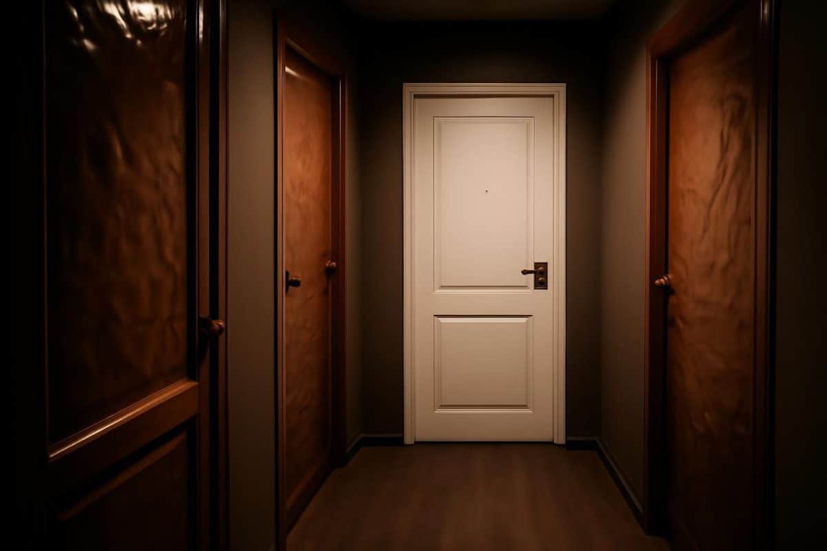 découvrez pourquoi mon voisin a choisi de peindre toutes ses portes en couleur chocolat, sauf celle du couloir, un choix à la fois délibéré et mystérieux qui intrigue et fascine.