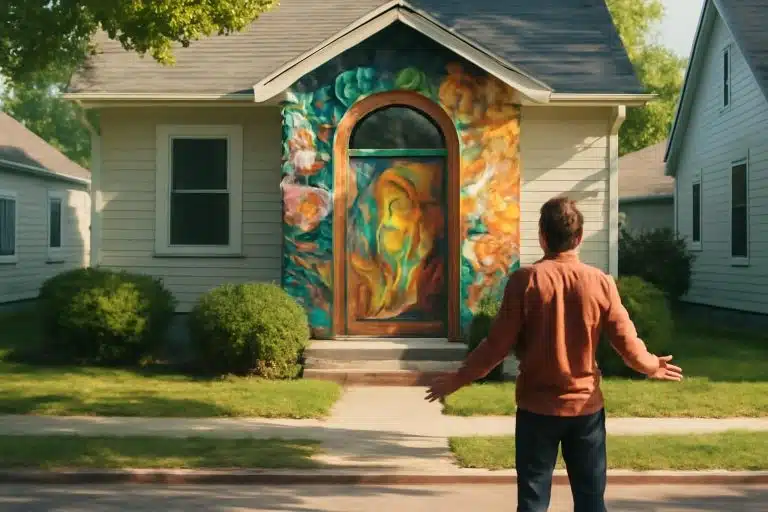 découvrez comment une simple transformation de porte d'entrée raconte une histoire bien plus profonde qu'une simple couche de peinture, révélant émotions et changements au cœur d'une matinée mémorable.