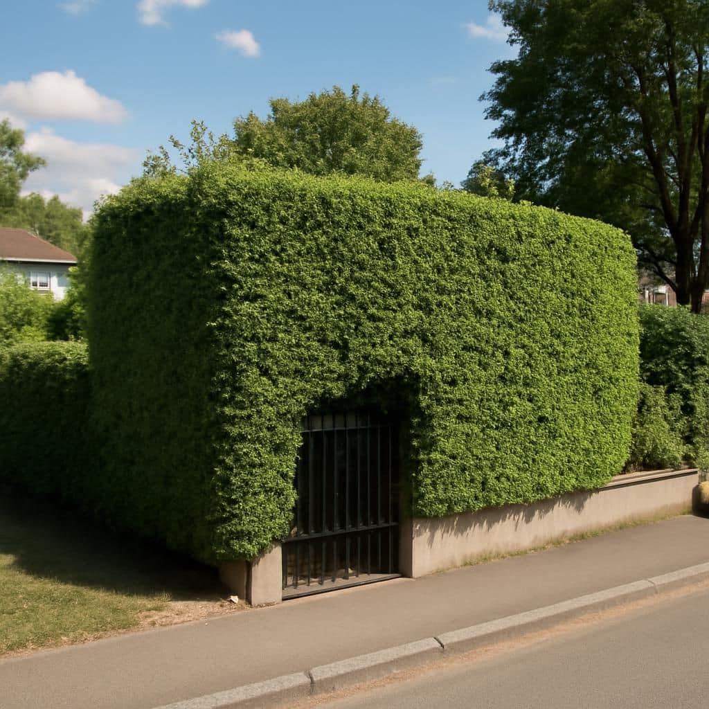 découvrez comment l'épaisseur d'une haie laissée devant un portail pendant neuf ans a influencé la largeur du passage et déterminé le montant de l'indemnisation dans une affaire de tranquillité.