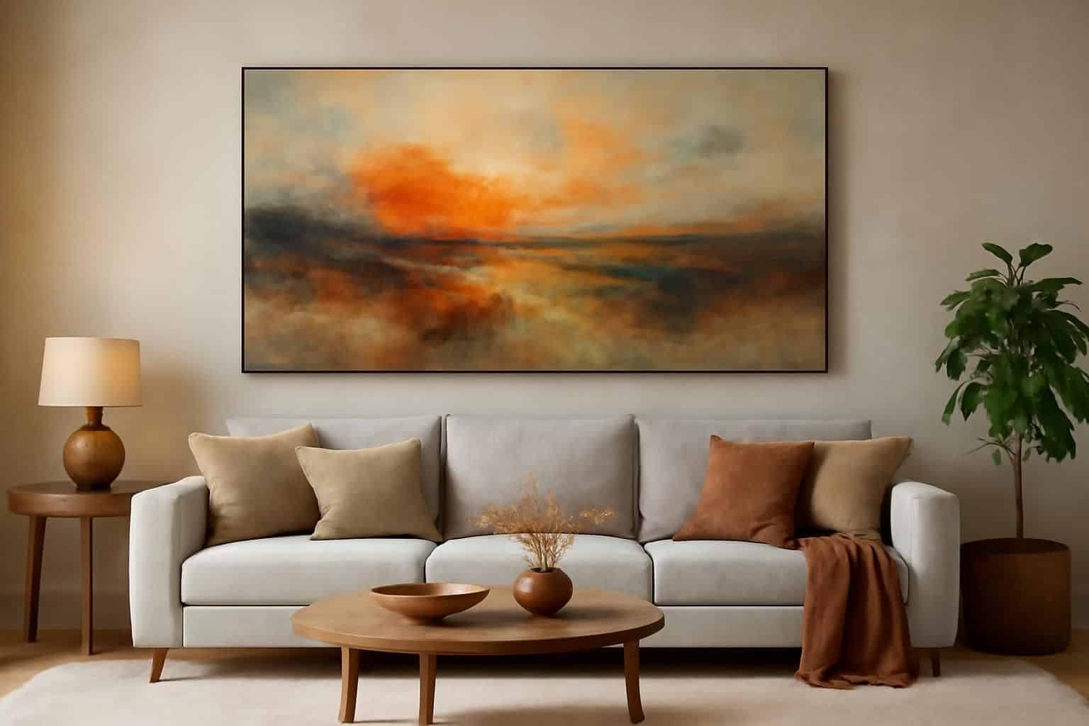 découvrez l'histoire d'un amateur d'art qui a remplacé sa collection de cadres par une immense toile au-dessus du canapé, pour finalement se rendre compte du mauvais format dès son retour à la maison.