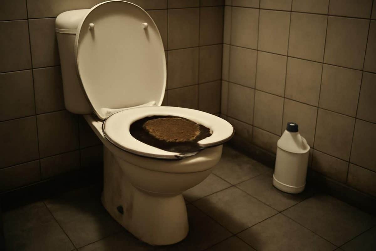 découvrez l'histoire bouleversante d'une personne qui utilisait de la javel dans ses wc pour éliminer les odeurs, jusqu'à ce que le vidangeur fasse une découverte surprenante sous le tampon.