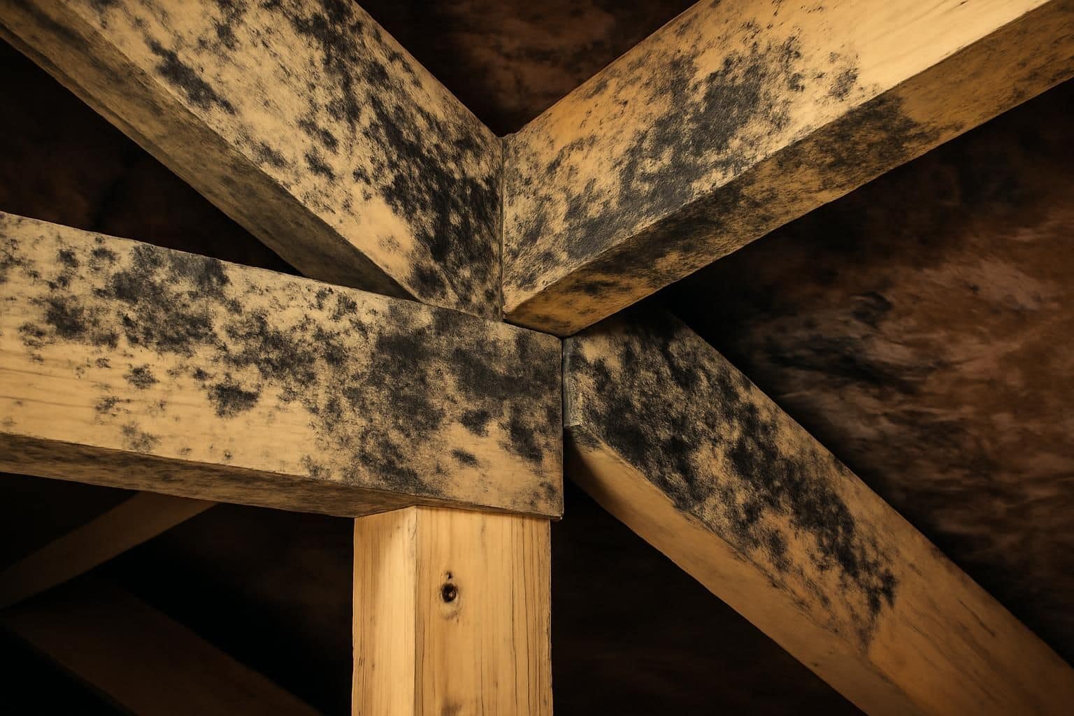 les couvreurs tirent la sonnette d'alarme sur les dégâts importants causés par l'isolant soufflé en bordure de toit, menaçant la solidité de la charpente après seulement deux hivers.