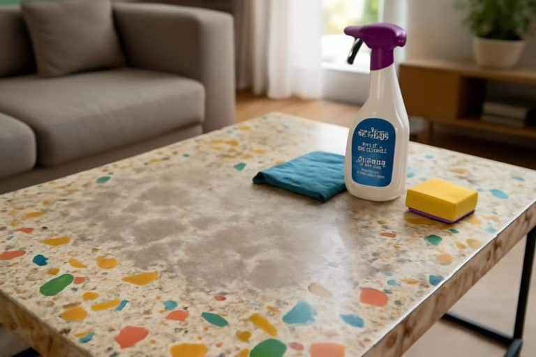 découvrez comment un nettoyage de table basse en terrazzo avec un détartrant anticalcaire a transformé un samedi matin en une expérience marquante, laissant des traces irréversibles.