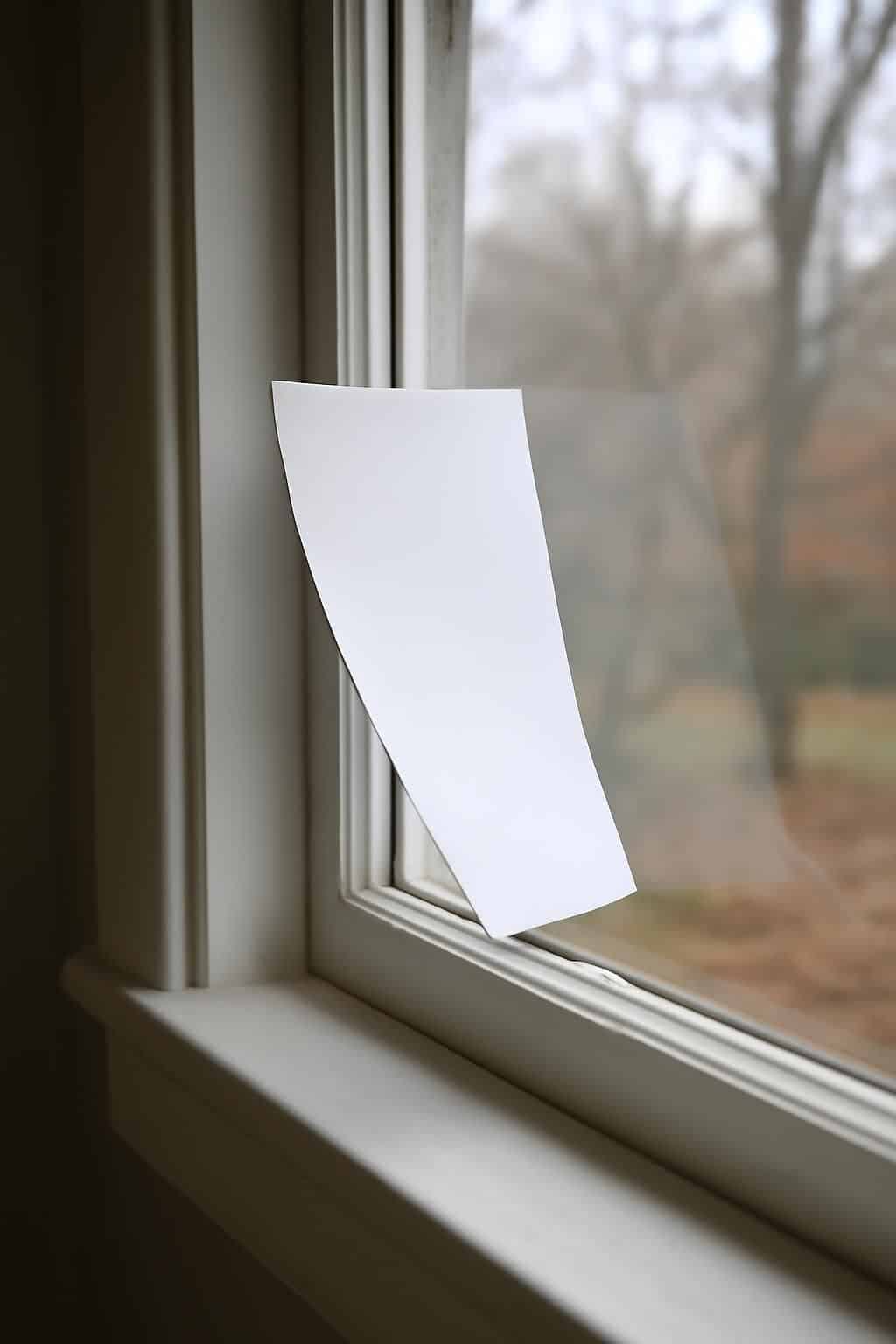 découvrez comment une simple feuille de papier a révélé une fuite d'air invisible dans une fenêtre fermée, et apprenez à détecter et résoudre ce courant d'air mystérieux en novembre pour améliorer votre confort thermique.