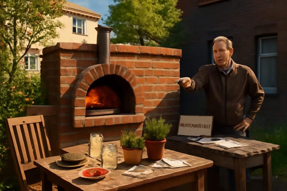 découvrez l'histoire étonnante d'un four à pizza mural installé pour profiter des dimanches ensoleillés, qui six ans plus tard, déclenche des revendications inattendues de la part du voisin.