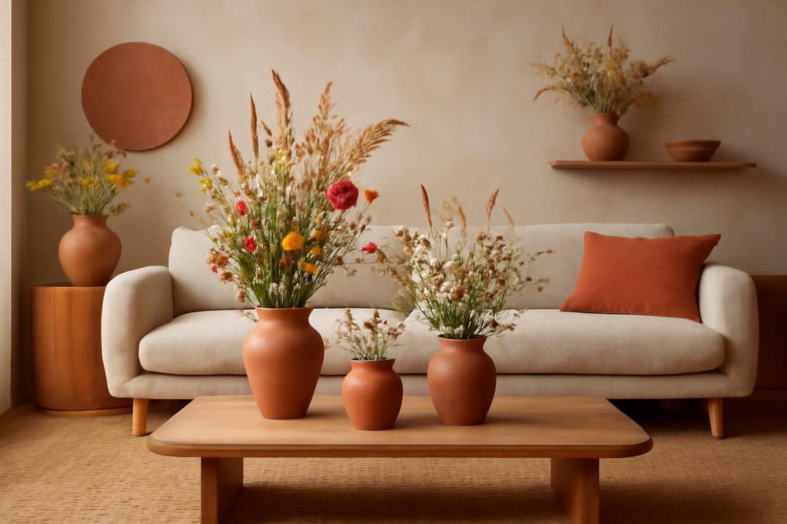 découvrez des alternatives naturelles et gratuites au bouquet de pampas pour décorer votre salon, cueillies au fond de votre jardin et adorées par les décorateurs.