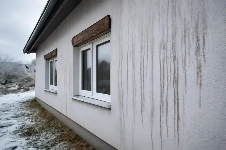découvrez comment changer toutes vos fenêtres tout en conservant les coffres de volets roulants pour économiser, et les risques d'infiltrations dès le premier hiver avec un mur qui commence à ruisseler.
