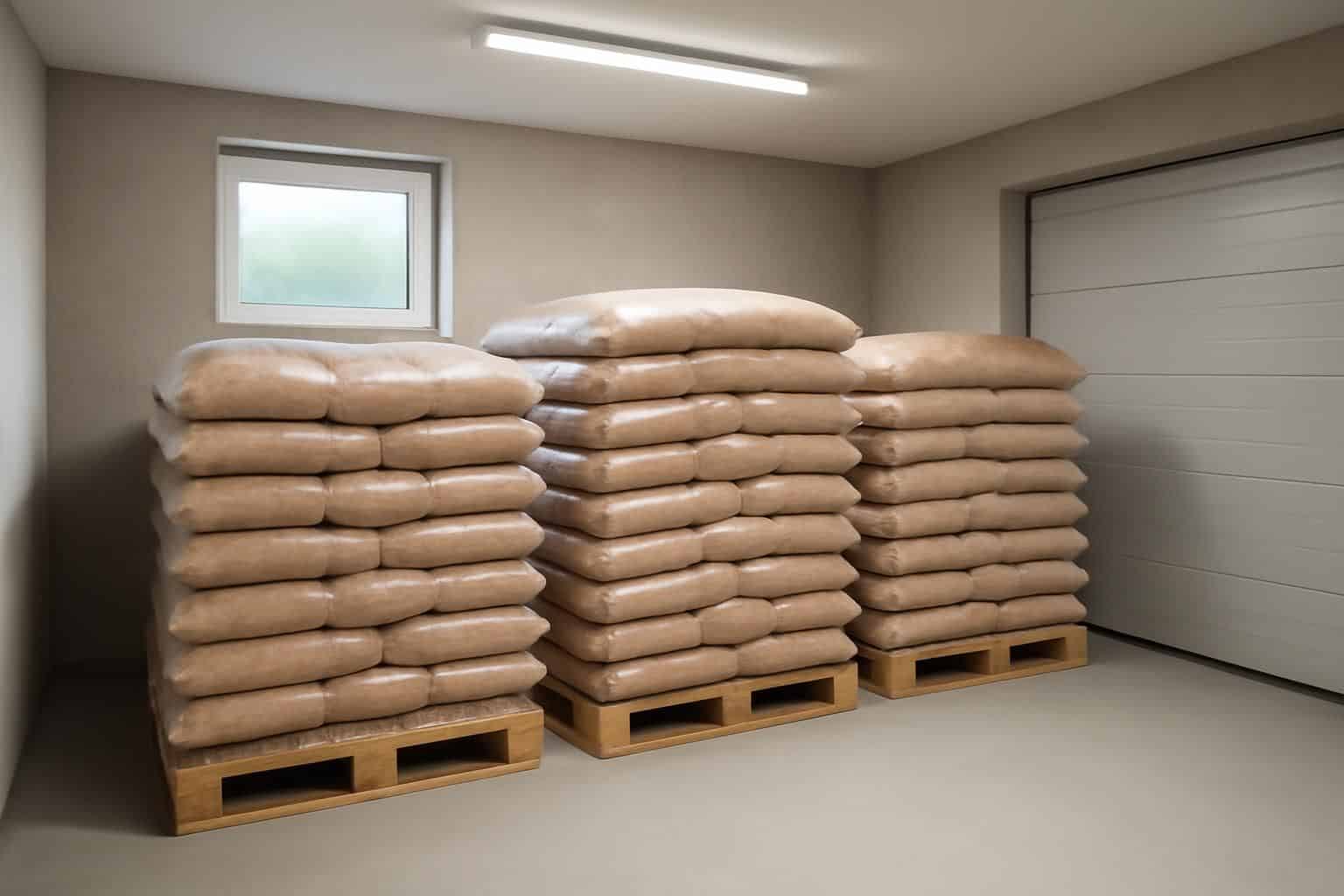 découvrez pourquoi les sacs de granulés laissés sur la dalle du garage ont provoqué de la fumée dans votre poêle dès les premières fraîcheurs et comment éviter ce problème.