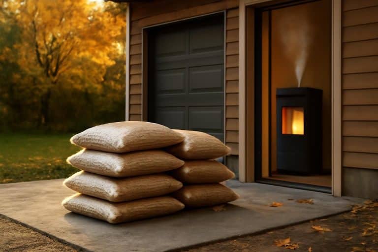 découvrez pourquoi des sacs de granulés oubliés sur la dalle du garage ont provoqué la fumée de votre poêle dès la première fraîcheur et comment éviter ce problème.