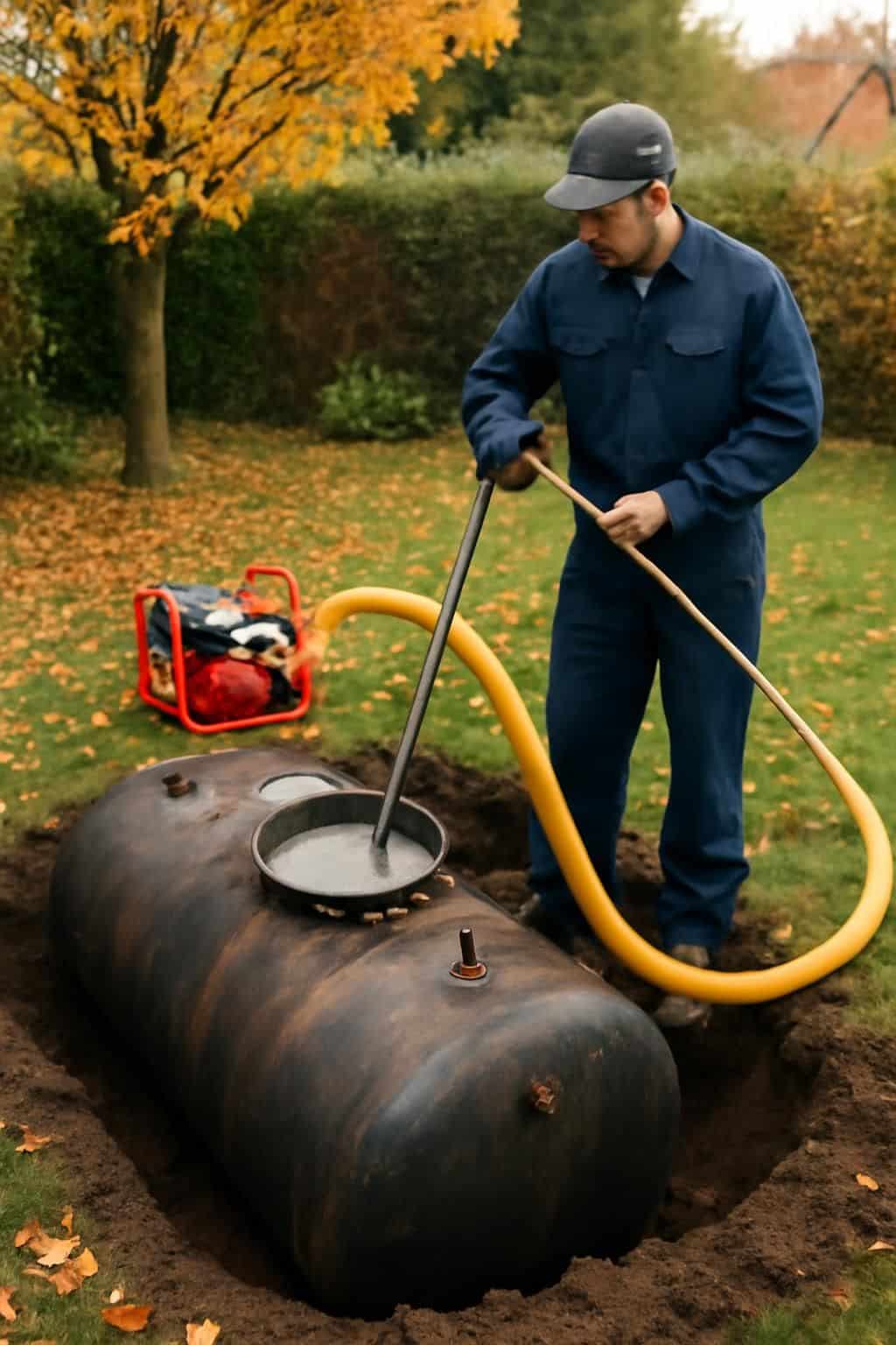 découvrez pourquoi, sous un même jardin à l'automne, un seul des deux propriétaires a pu fournir le certificat de sa cuve à fioul de 2000 litres exigé par le notaire, et les implications de cette situation.
