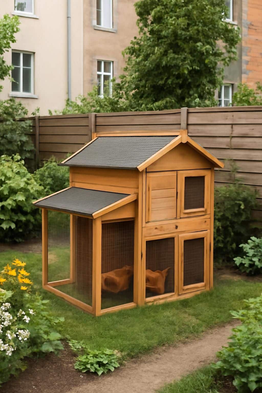 après avoir installé trois poules dans son jardin un week-end de printemps sans déclaration, la mairie lui demande soudain un formulaire administratif à compléter.