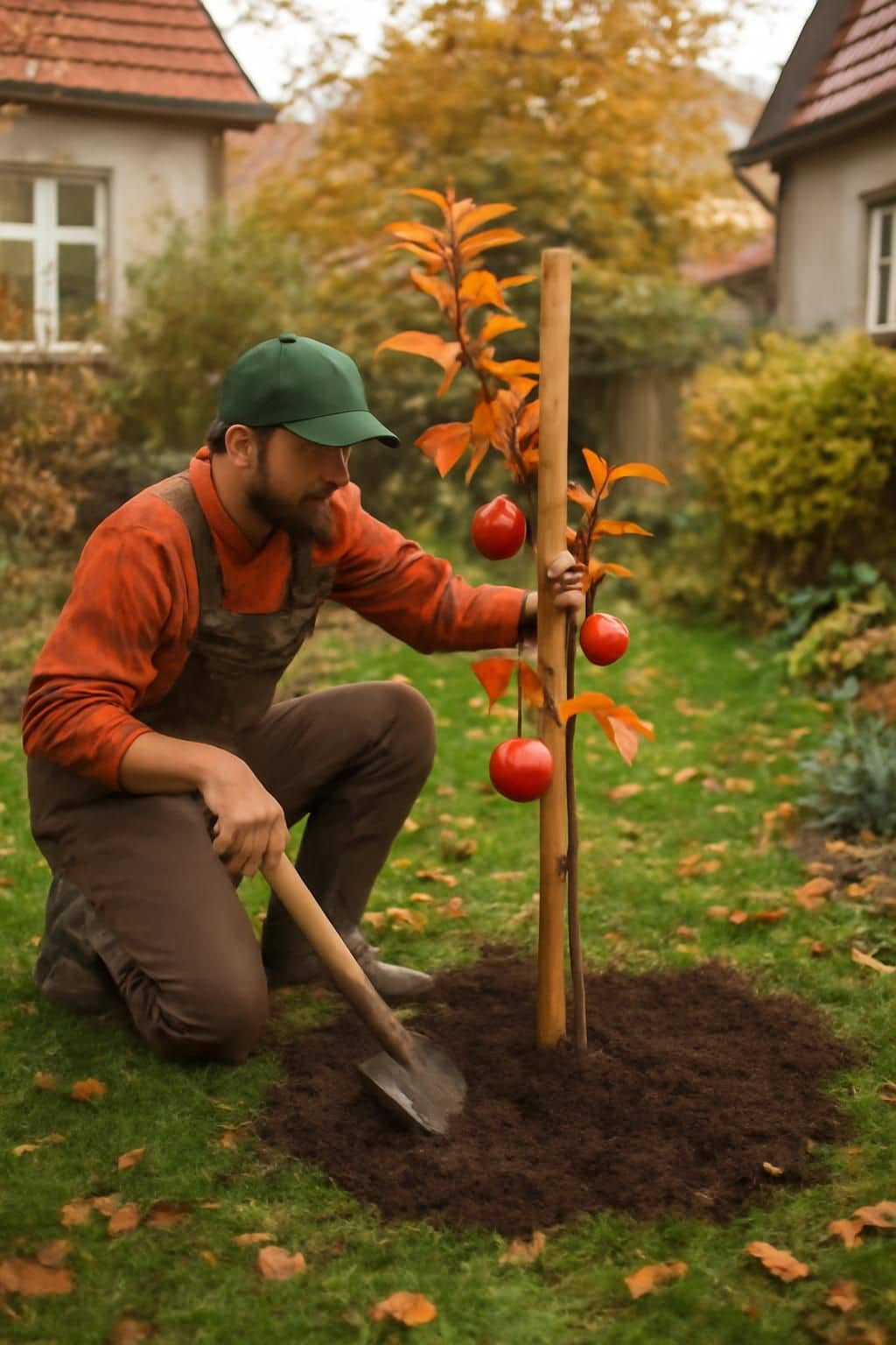 découvrez comment un pommier nain, planté profondément pour résister au vent, a surpris en dépassant le toit du garage cinq ans plus tard. le secret de sa croissance exceptionnelle dévoilé.