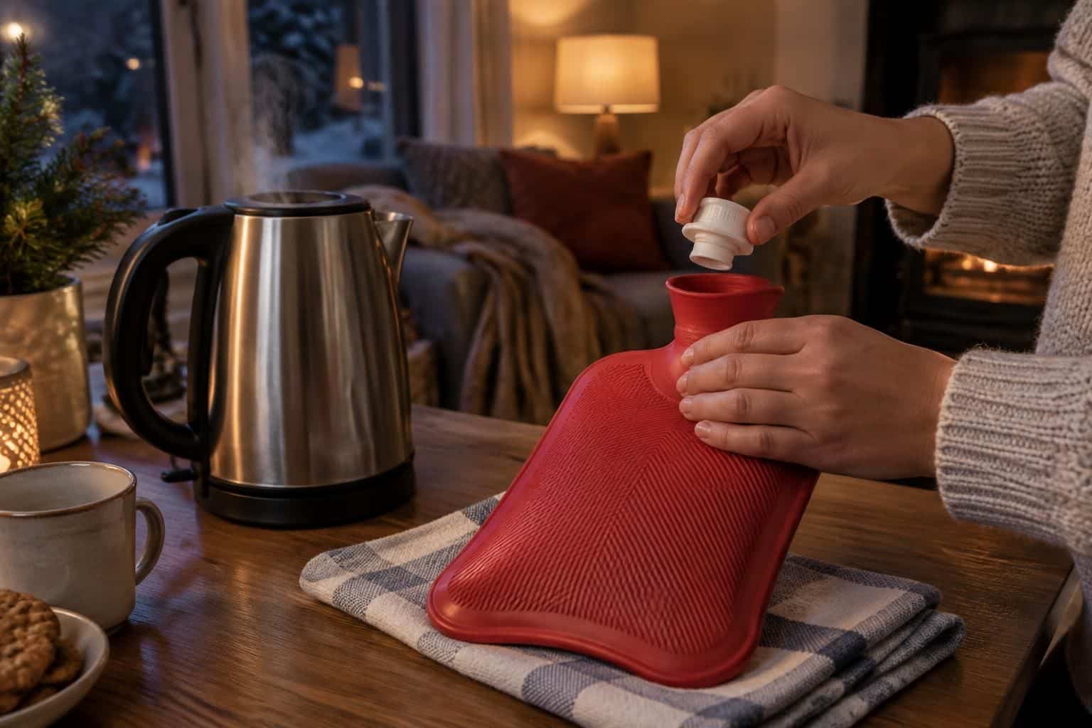 découvrez comment l’eau bouillante et un bouchon vissé à chaud peuvent fragiliser le caoutchouc d’une bouillotte, et les précautions à prendre.